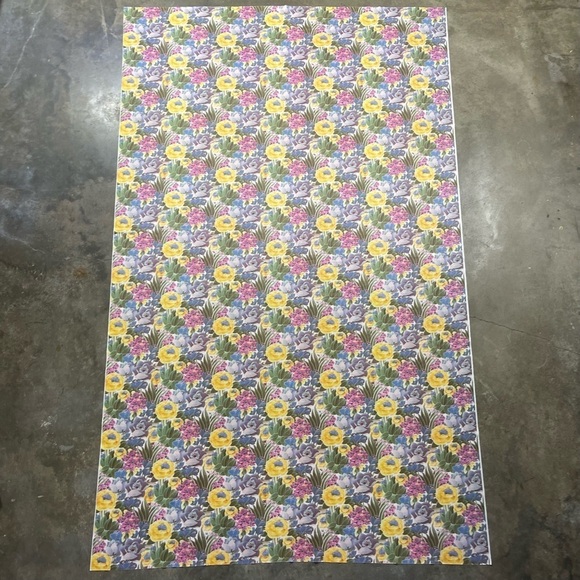 Unique Vintage Other - Vintage Floral Fabric ~2.6 Yards Bold Retro Flowers Stretch Knit 70s 80s